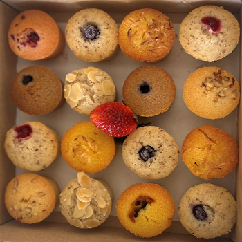 mini-friands - square catering menu - corporate event catering - convention catering